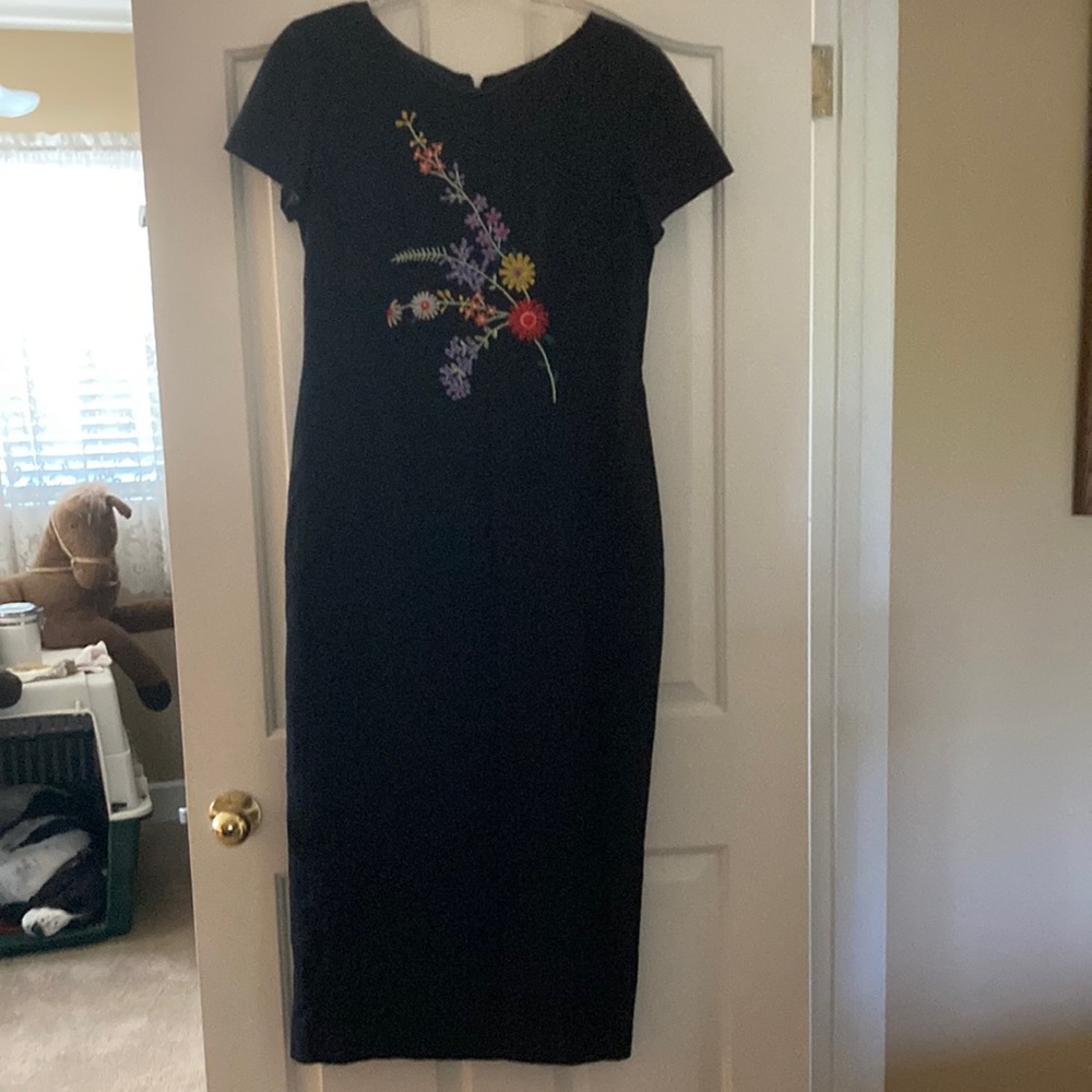 Vintage Positive Attitude womens long dress